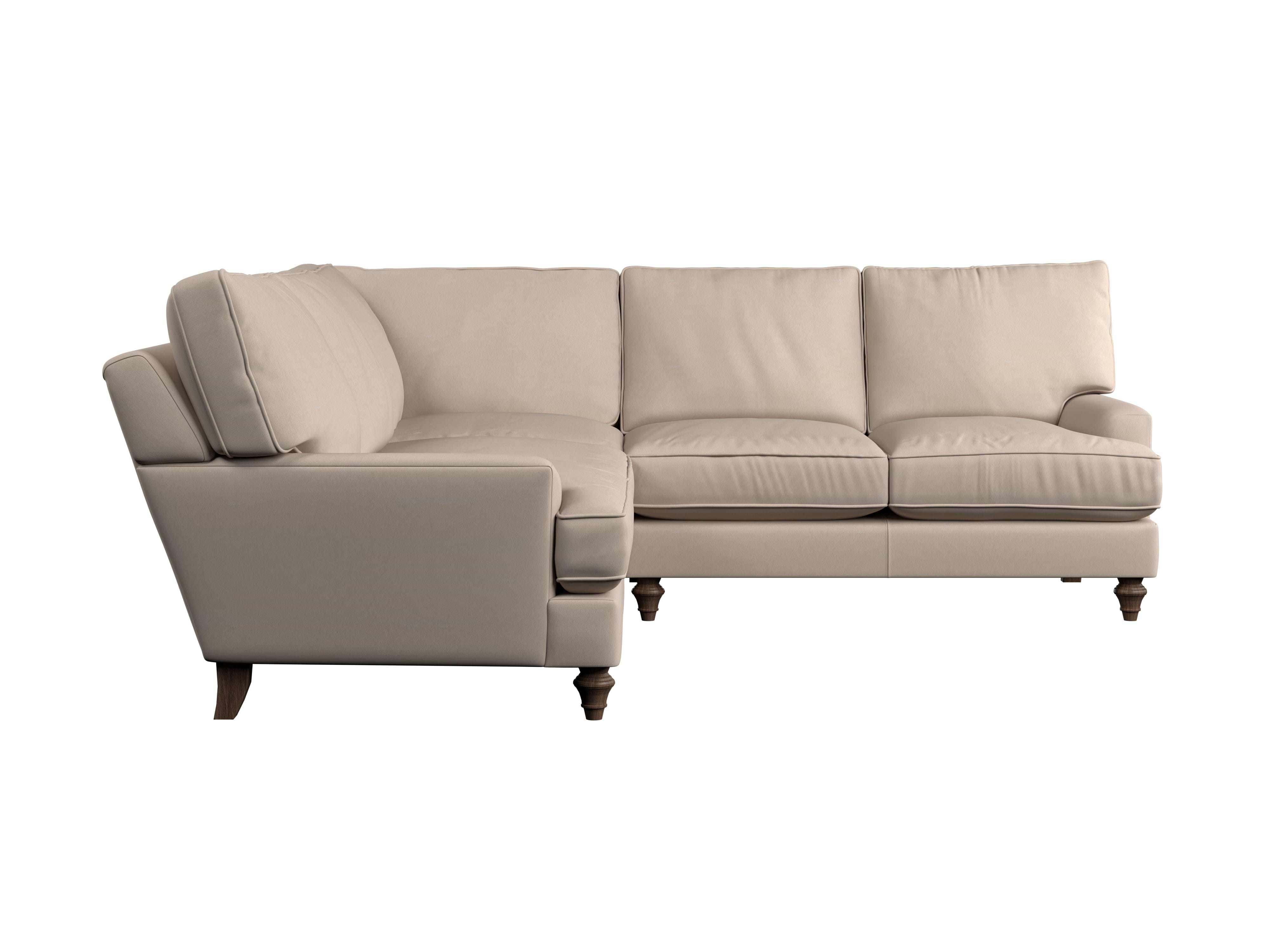 Marri Large Corner Sofa - Recycled Cotton Seaspray-MAKE TO ORDER-Nkuku