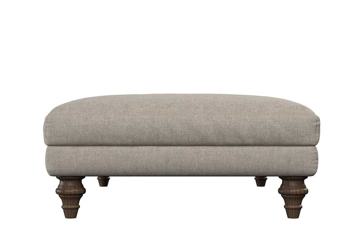 Marri Large Footstool - Brera Linen Indigo