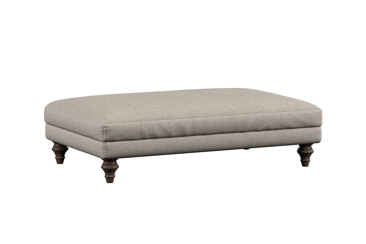 Marri Large Footstool - Brera Linen Jade