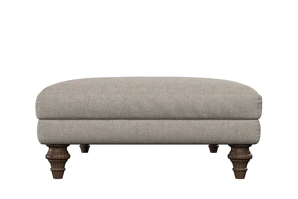 Marri Large Footstool - Brera Linen Natural