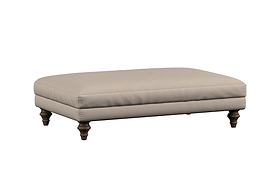 Marri Large Footstool - Recycled Cotton Seaspray