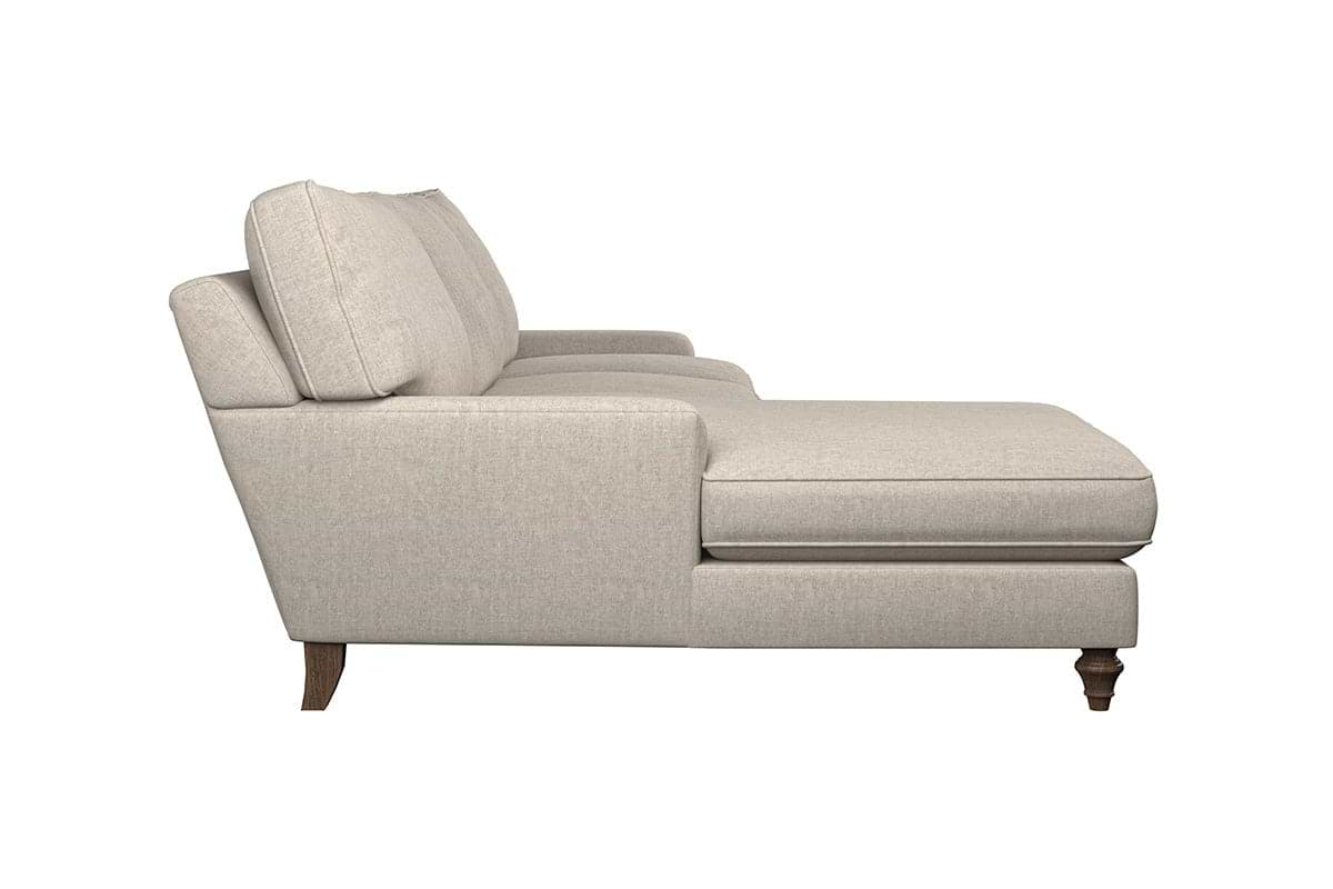 Marri Large Left Hand Chaise Sofa - Brera Linen Granite