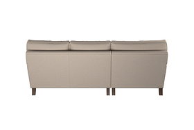 Marri Large Left Hand Chaise Sofa - Recycled Cotton Navy-MAKE TO ORDER-Nkuku