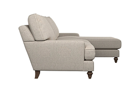 Marri Large Right Hand Chaise Sofa - Brera Linen Indigo