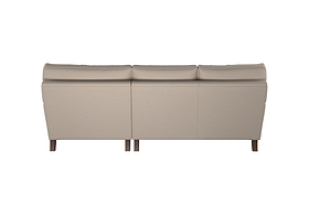 Marri Large Right Hand Chaise Sofa - Recycled Cotton Airforce