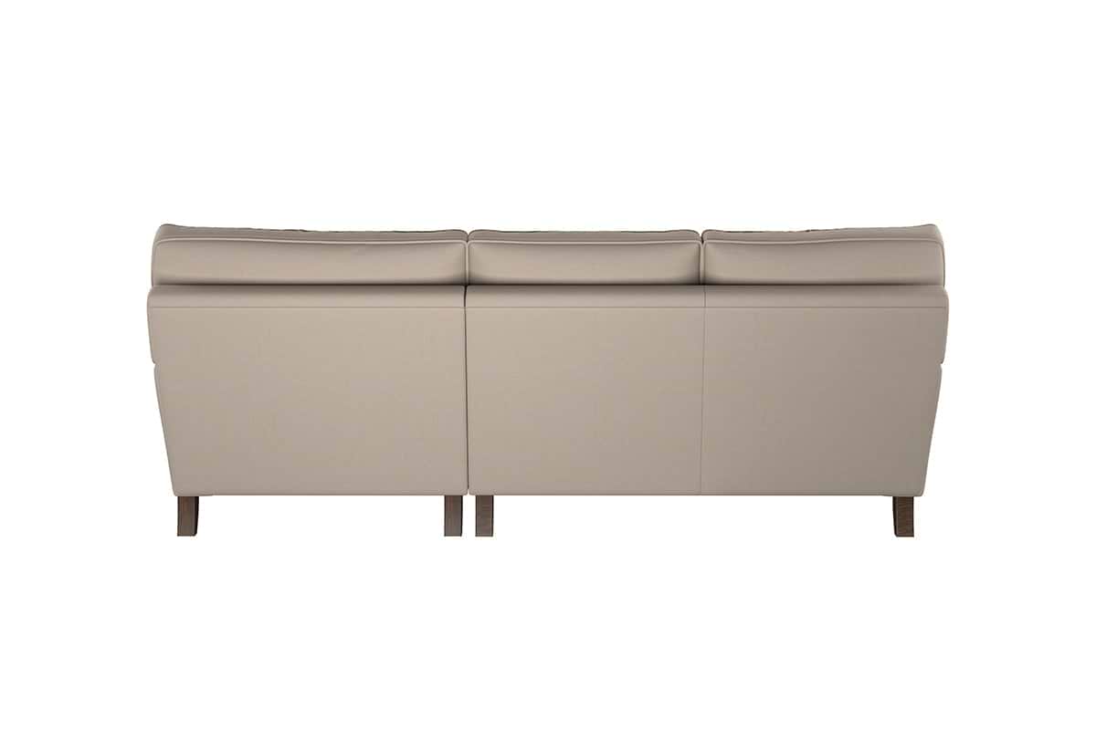 Marri Large Right Hand Chaise Sofa - Recycled Cotton Stone