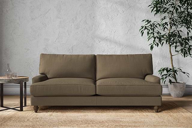 Marri Large Sofa - Brera Linen Chestnut-MAKE TO ORDER-Nkuku