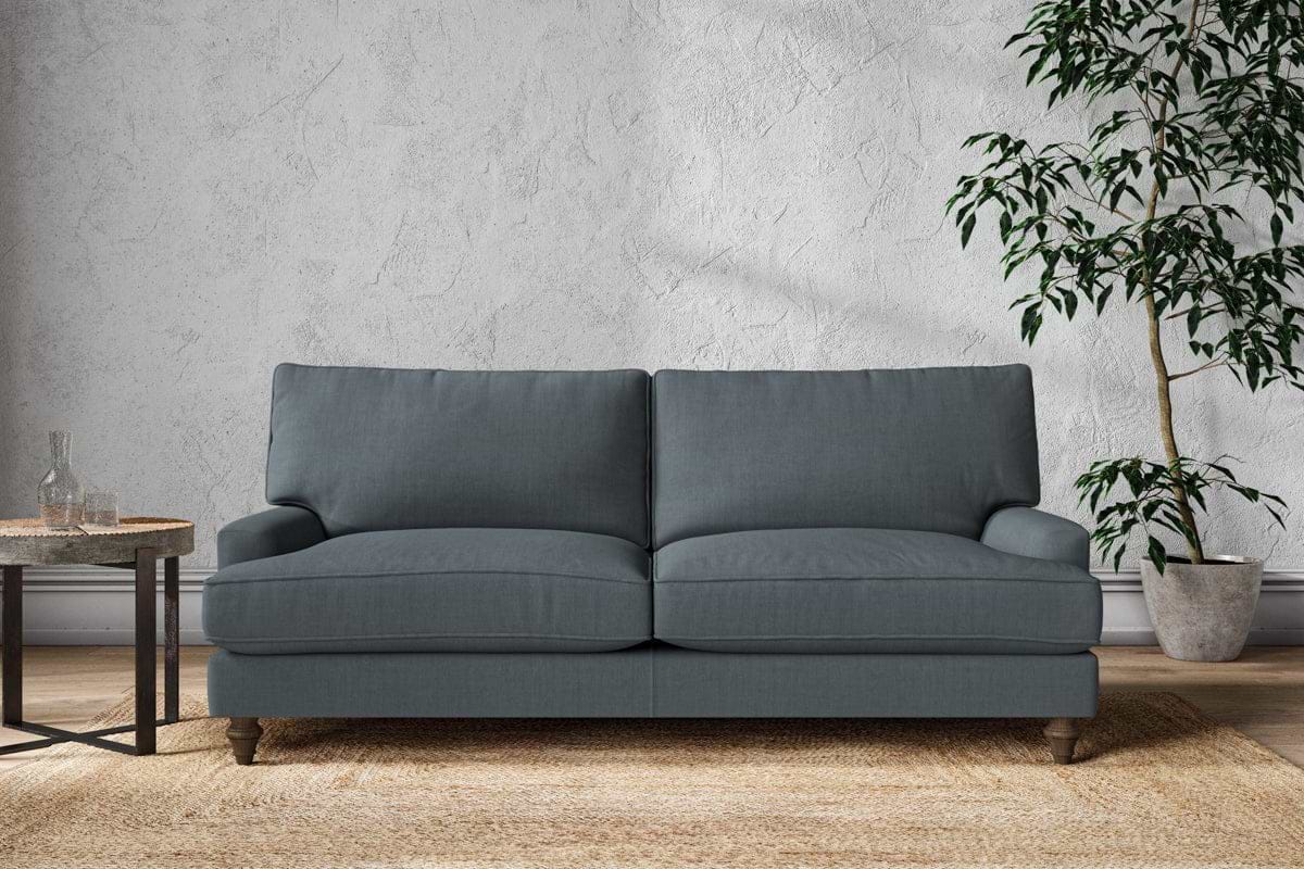 Marri Large Sofa - Brera Linen Dusk-MAKE TO ORDER-Nkuku