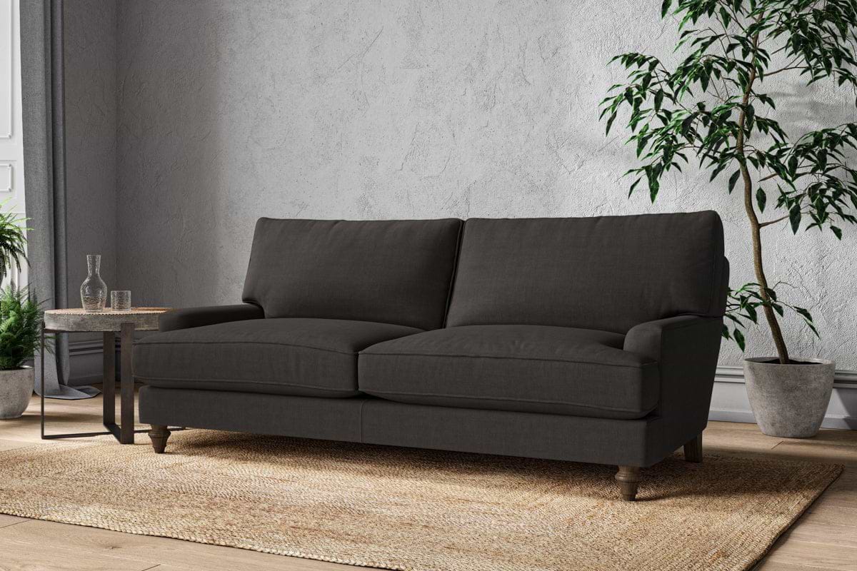 Marri Large Sofa - Brera Linen Espresso-MAKE TO ORDER-Nkuku
