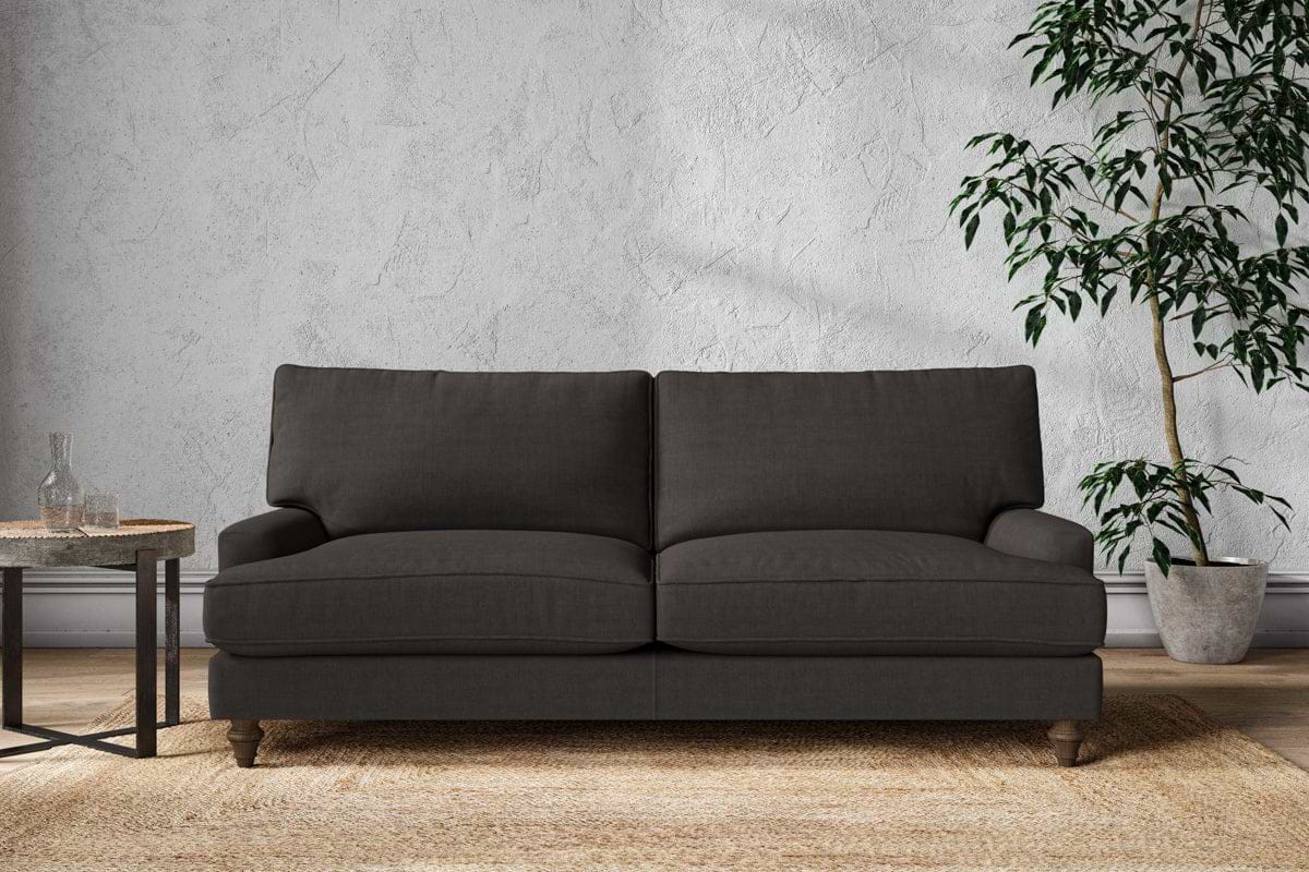 Marri Large Sofa - Brera Linen Espresso-MAKE TO ORDER-Nkuku