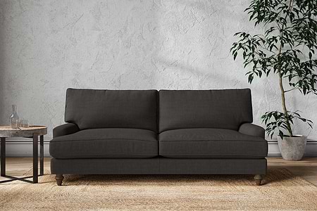 Marri Large Sofa - Brera Linen Espresso-MAKE TO ORDER-Nkuku