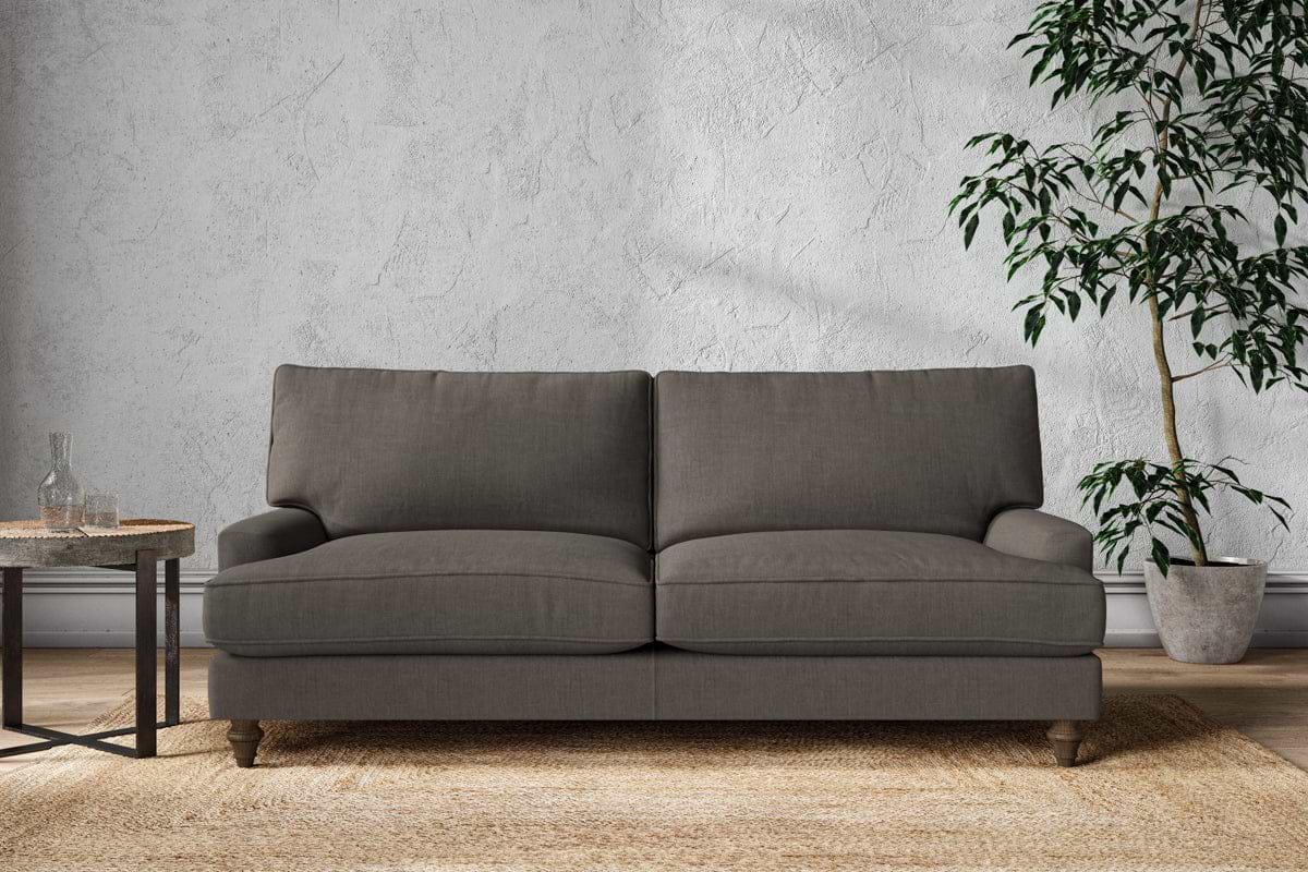 Marri Large Sofa - Brera Linen Granite-MAKE TO ORDER-Nkuku