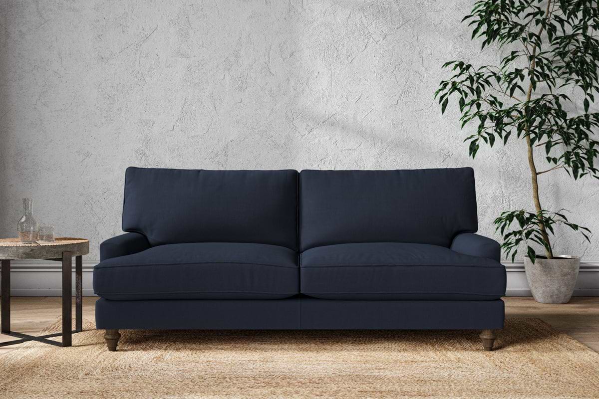 Marri Large Sofa - Brera Linen Indigo-MAKE TO ORDER-Nkuku