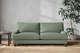 Marri Large Sofa - Brera Linen Jade-MAKE TO ORDER-Nkuku