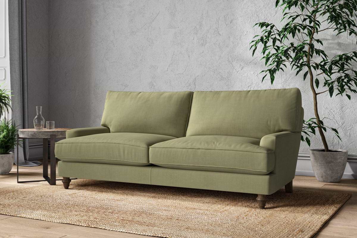 Marri Large Sofa - Brera Linen Sage-MAKE TO ORDER-Nkuku