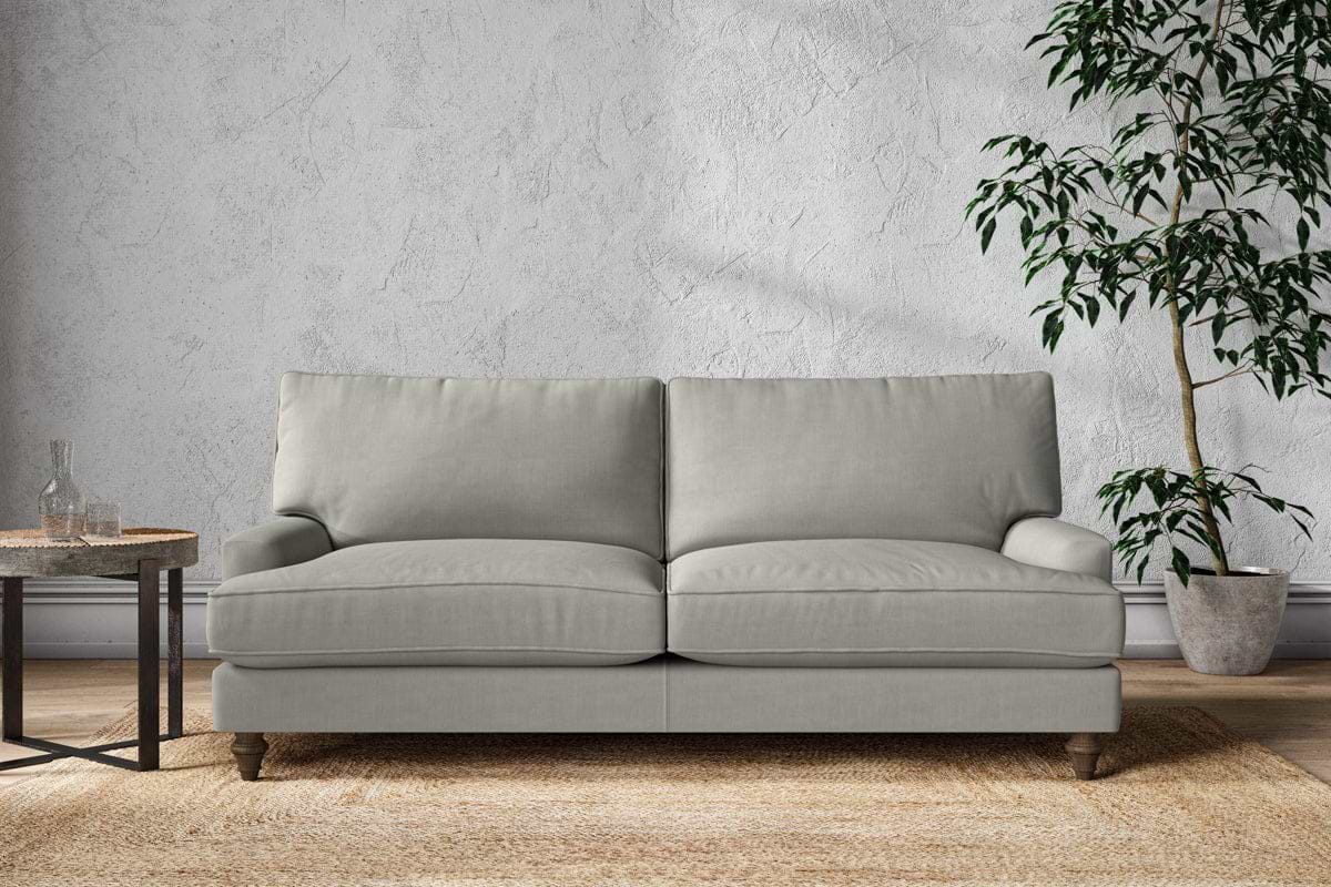 Marri Large Sofa - Brera Linen Smoke-MAKE TO ORDER-Nkuku