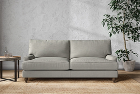 Marri Large Sofa - Brera Linen Smoke-MAKE TO ORDER-Nkuku