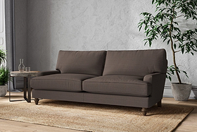Marri Large Sofa - Recycled Cotton Mocha-MAKE TO ORDER-Nkuku