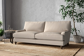 Marri Large Sofa - Recycled Cotton Natural-MAKE TO ORDER-Nkuku