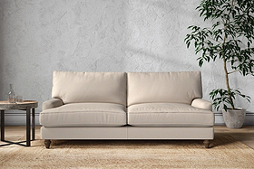 Marri Large Sofa - Recycled Cotton Natural-MAKE TO ORDER-Nkuku