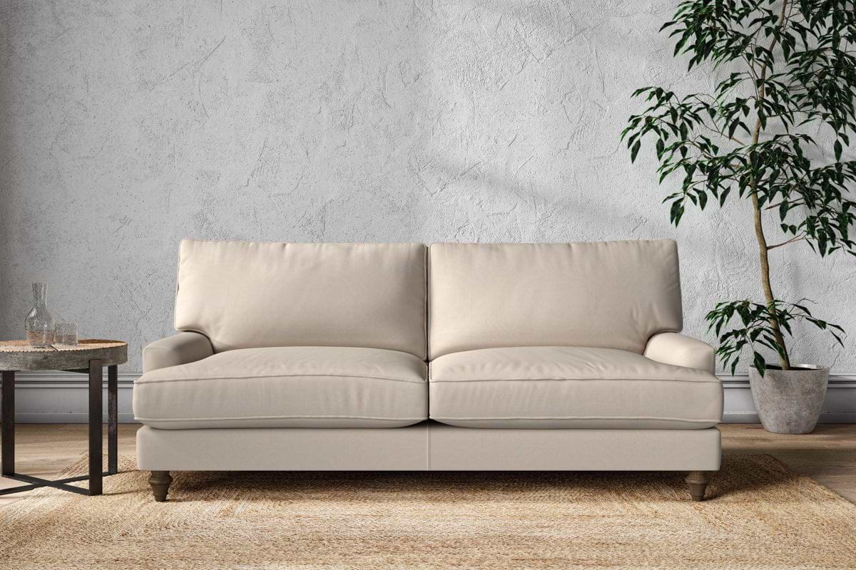 Marri Large Sofa - Recycled Cotton Natural-MAKE TO ORDER-Nkuku