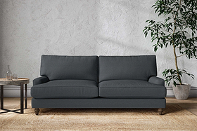 Marri Large Sofa - Recycled Cotton Thunder-MAKE TO ORDER-Nkuku