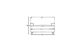 Marri Love Seat - Brera Linen Pebble-MAKE TO ORDER-Nkuku