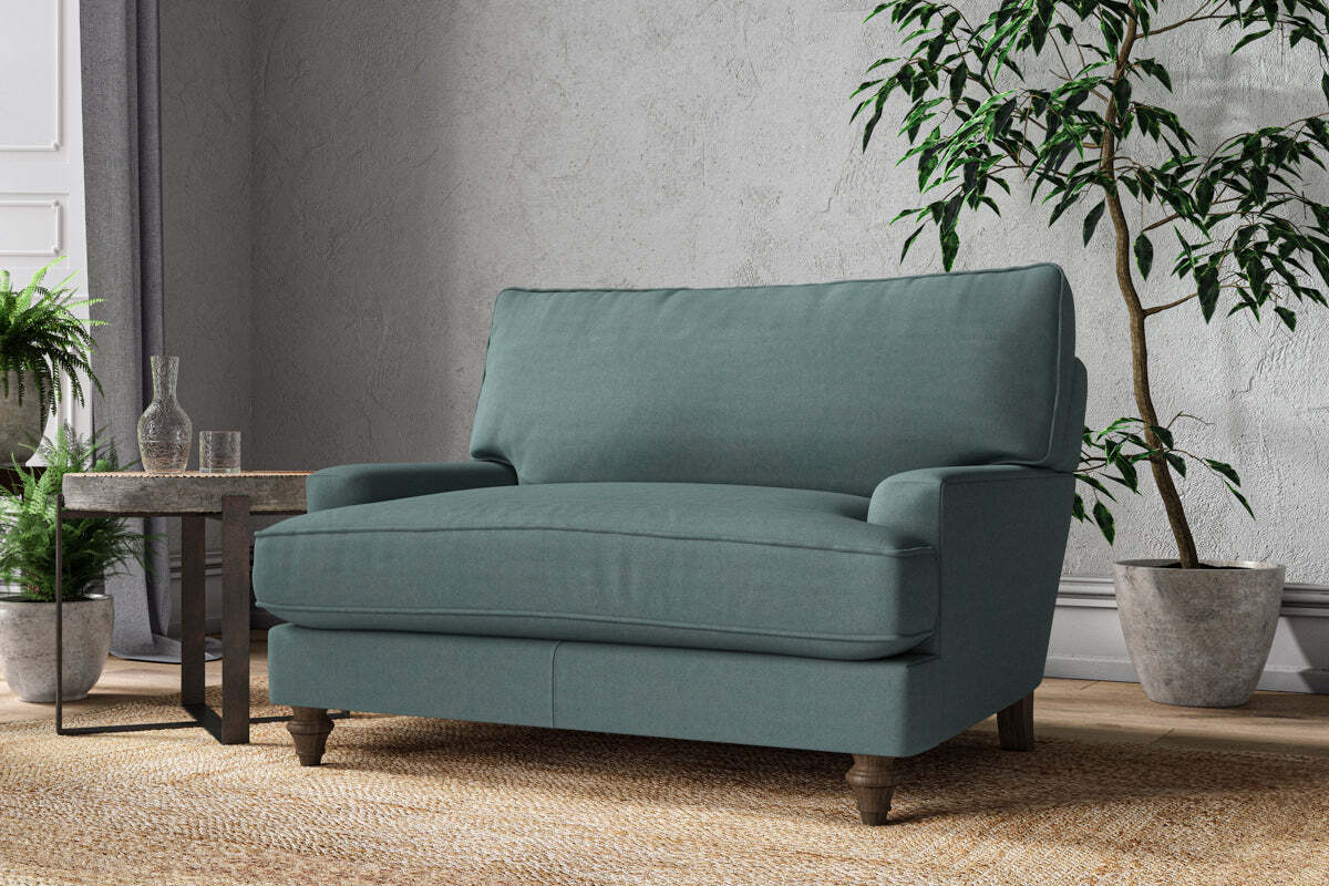 Marri Love Seat - Recycled Cotton Airforce-MAKE TO ORDER-Nkuku