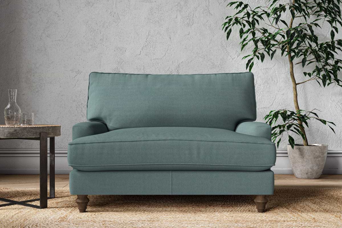 Marri Love Seat - Recycled Cotton Airforce-MAKE TO ORDER-Nkuku