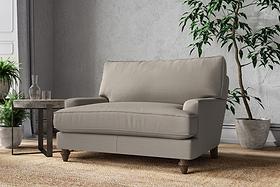 Marri Love Seat - Recycled Cotton Flax-MAKE TO ORDER-Nkuku