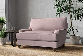 Marri Love Seat - Recycled Cotton Lavender-MAKE TO ORDER-Nkuku