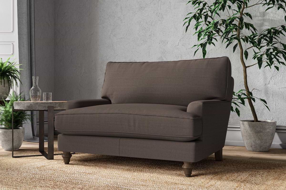 Marri Love Seat - Recycled Cotton Mocha-MAKE TO ORDER-Nkuku