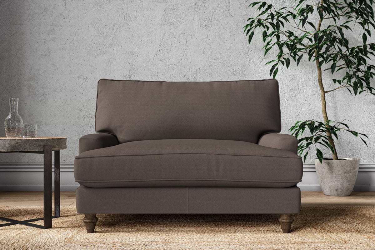 Marri Love Seat - Recycled Cotton Mocha-MAKE TO ORDER-Nkuku