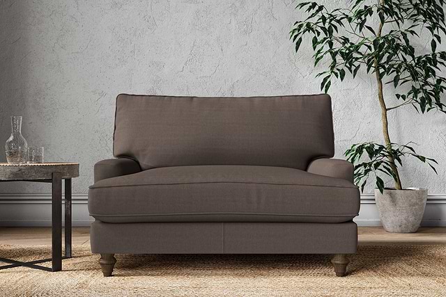 Marri Love Seat - Recycled Cotton Mocha-MAKE TO ORDER-Nkuku