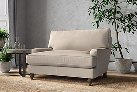 Marri Love Seat - Recycled Cotton Natural-MAKE TO ORDER-Nkuku