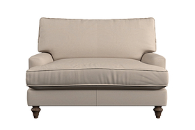 Marri Love Seat - Recycled Cotton Natural-MAKE TO ORDER-Nkuku