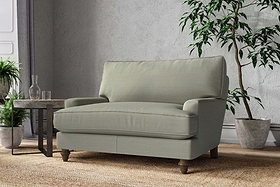 Marri Love Seat - Recycled Cotton Seaspray-MAKE TO ORDER-Nkuku