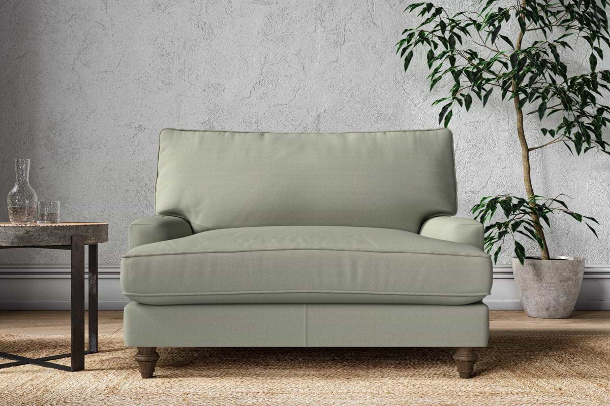 Marri Love Seat - Recycled Cotton Seaspray-MAKE TO ORDER-Nkuku