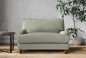 Marri Love Seat - Recycled Cotton Seaspray-MAKE TO ORDER-Nkuku