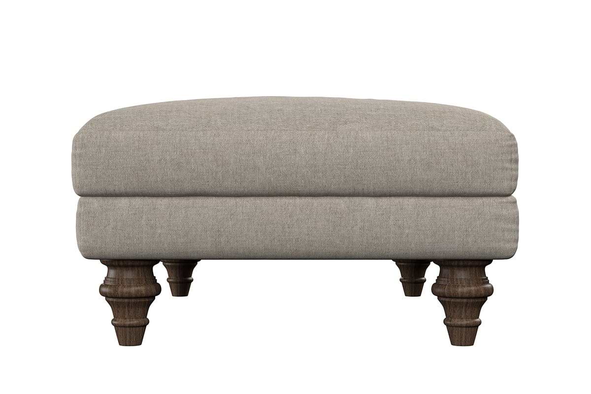 Marri Medium Footstool - Brera Linen Jade
