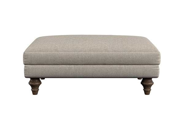 Marri Medium Footstool - Brera Linen Natural