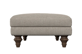 Marri Medium Footstool - Brera Linen Natural