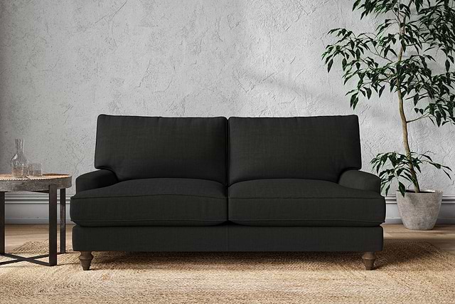 Marri Medium Sofa - Brera Linen Charcoal