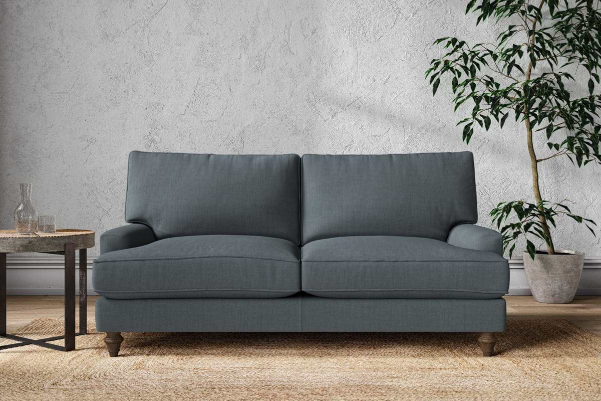 Marri Medium Sofa - Brera Linen Dusk-MAKE TO ORDER-Nkuku