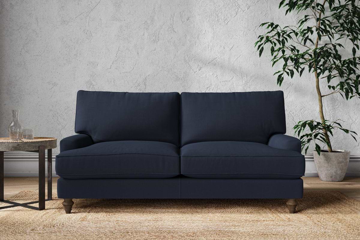 Marri Medium Sofa - Brera Linen Indigo-MAKE TO ORDER-Nkuku