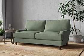 Marri Medium Sofa - Brera Linen Jade-MAKE TO ORDER-Nkuku