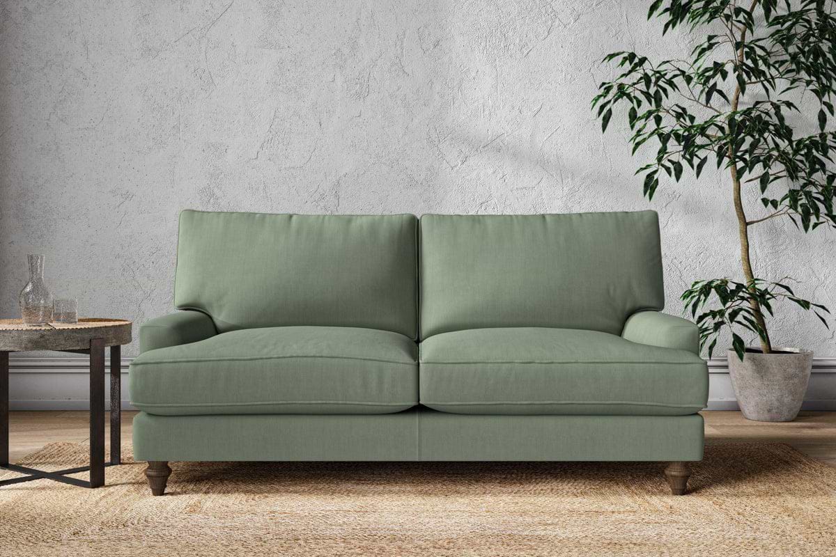 Marri Medium Sofa - Brera Linen Jade-MAKE TO ORDER-Nkuku