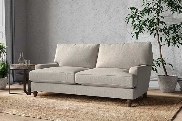 Marri Medium Sofa - Brera Linen Natural-MAKE TO ORDER-Nkuku