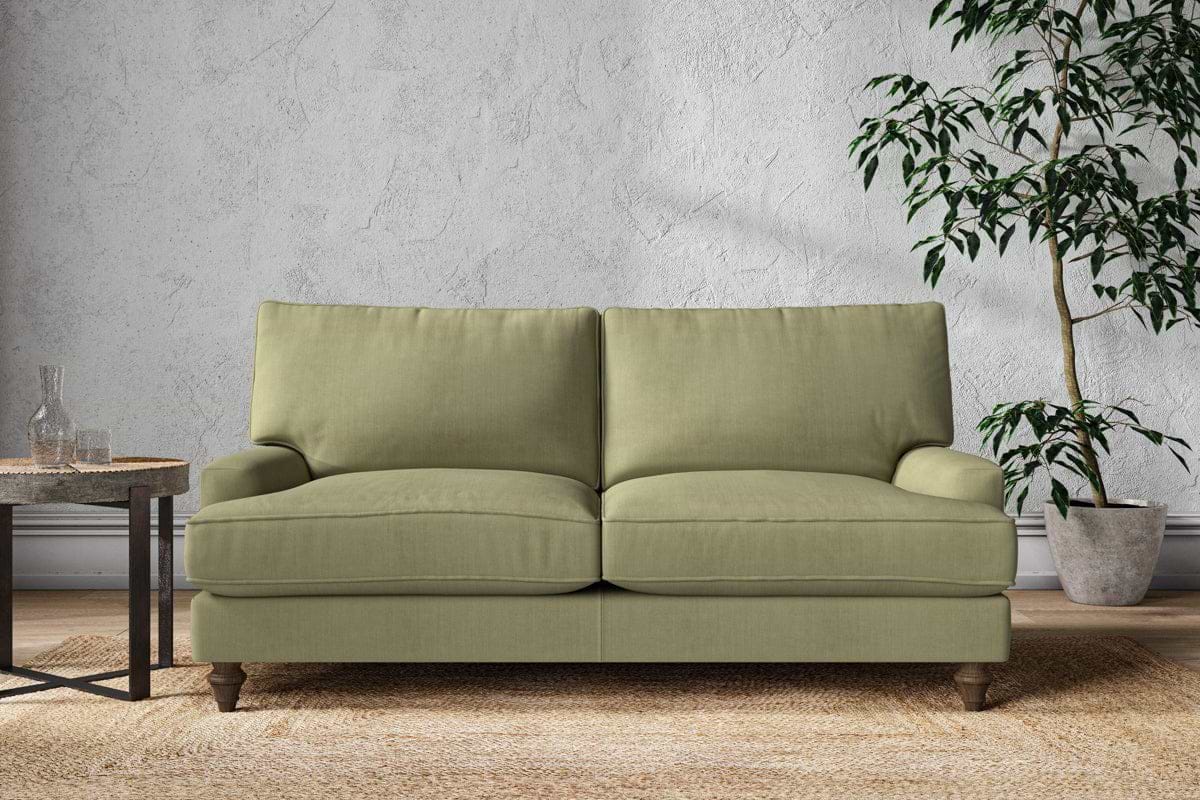 Marri Medium Sofa - Brera Linen Sage-MAKE TO ORDER-Nkuku
