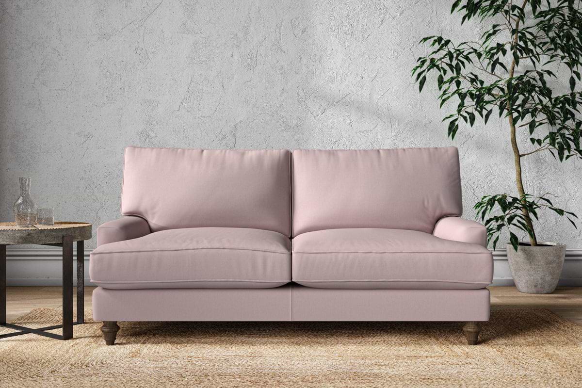 Marri Medium Sofa - Recycled Cotton Lavender-MAKE TO ORDER-Nkuku